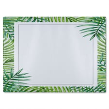 Botanical Border Glass Chopping Board | Multi