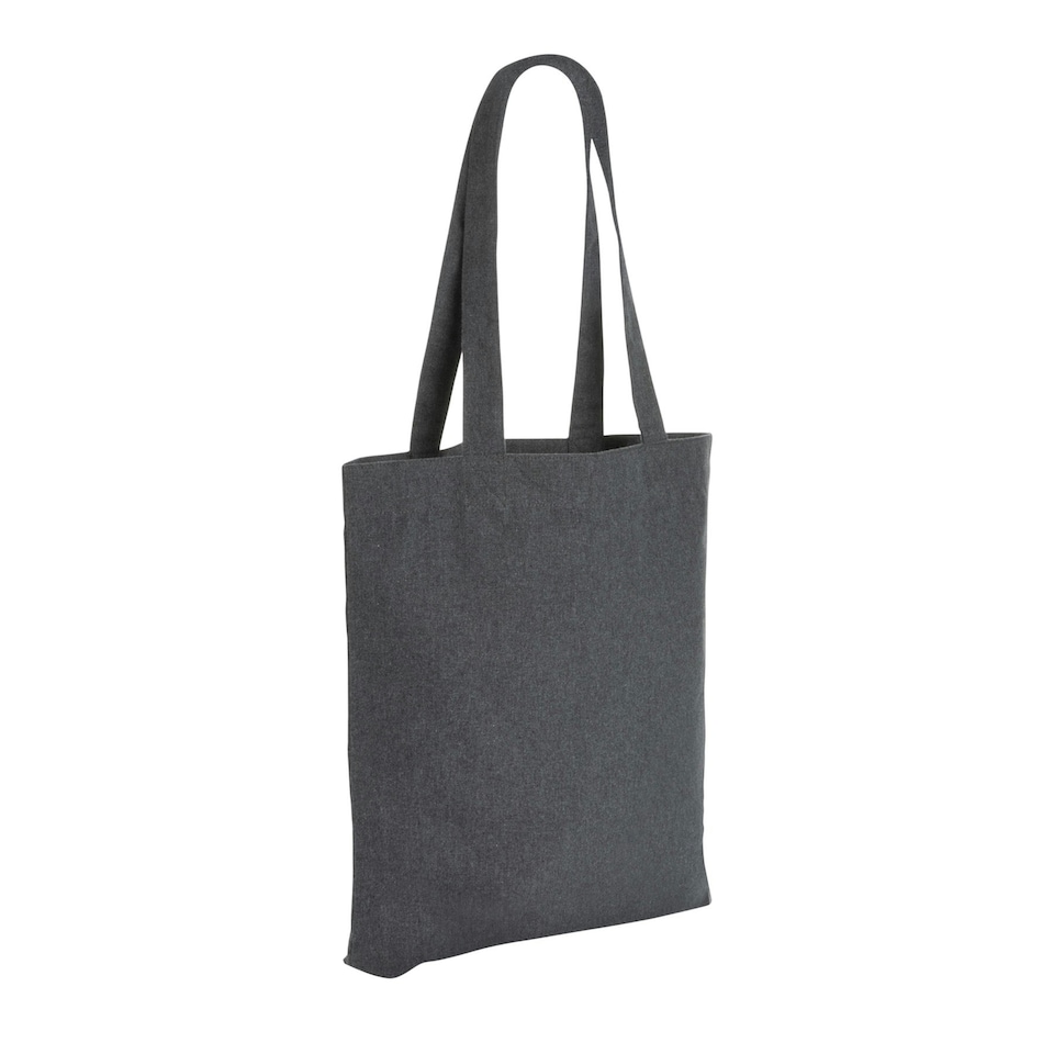 image 1 of XD Collection Impact Aware Recycled Canvas Undyed Tote Bag - Anthracite - One Size Grey