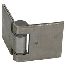 Large Steel Butt Hinge Extra Heavy Duty Industrial Quality 76x157mm Silver