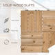 image 4 of Outsunny 27 Pcs Wooden Decking Tiles, 30x30cm Decking Boards, Brown