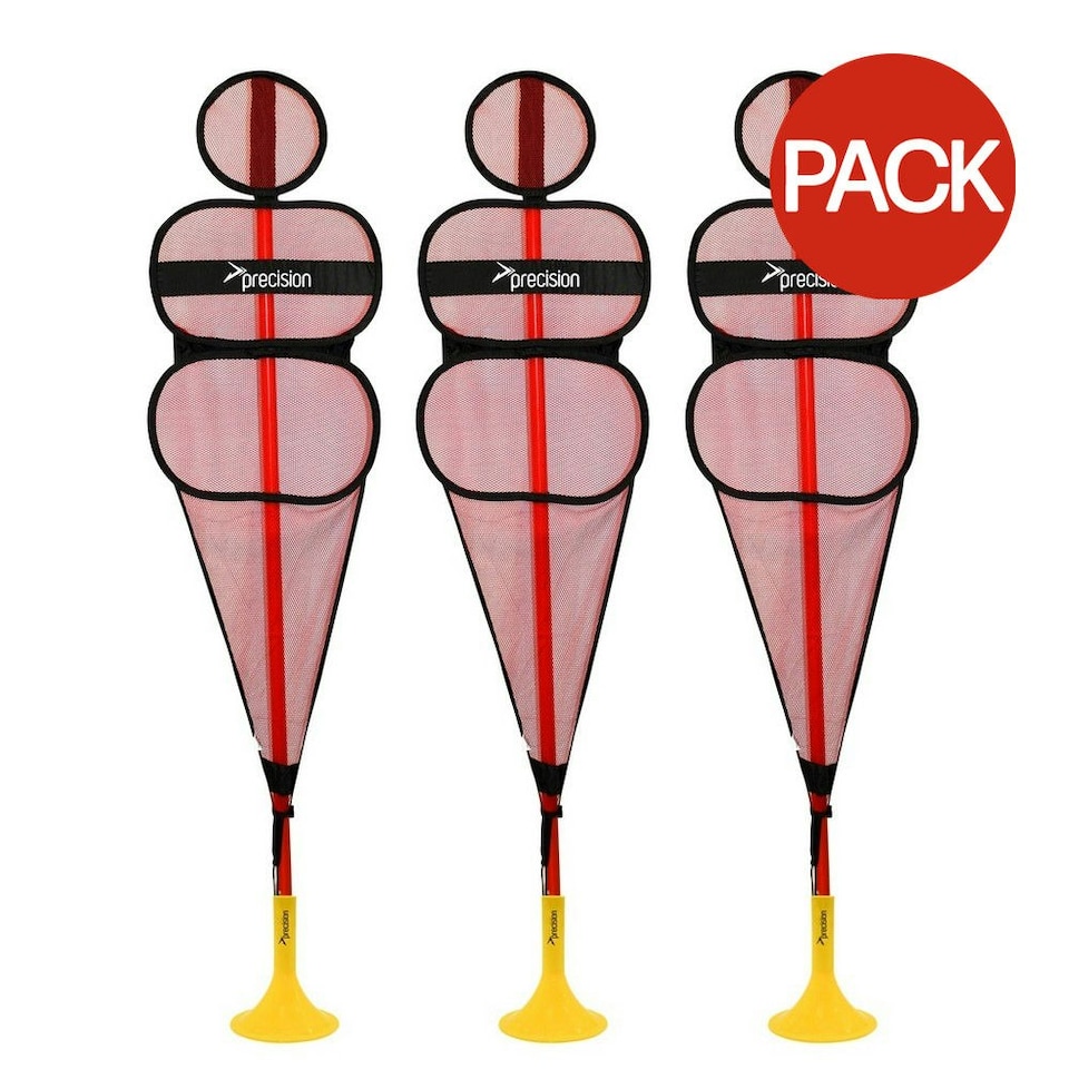 image 1 of Precision Pop-Up Mannequin (Pack Of 3) - Pink/Light Pink/Yellow - One Size