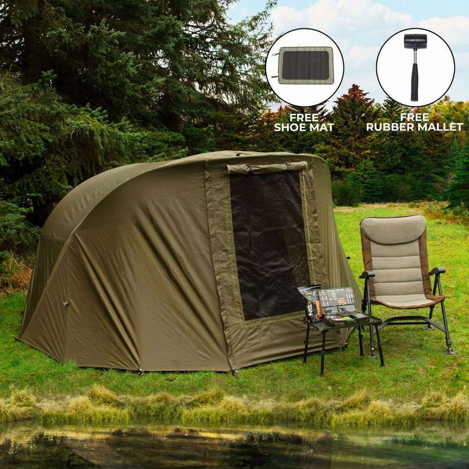 image 1 of Fishing Bivvy 2-Man / 300cm with Overwrap