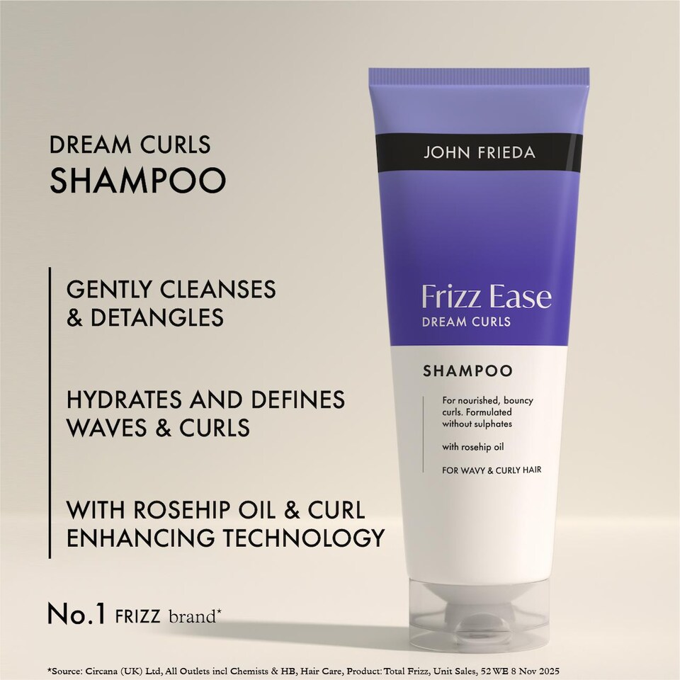 image 1 of John Frieda Frizz Ease Dream Curls Shampoo & Conditioner 250ml Curl Duo