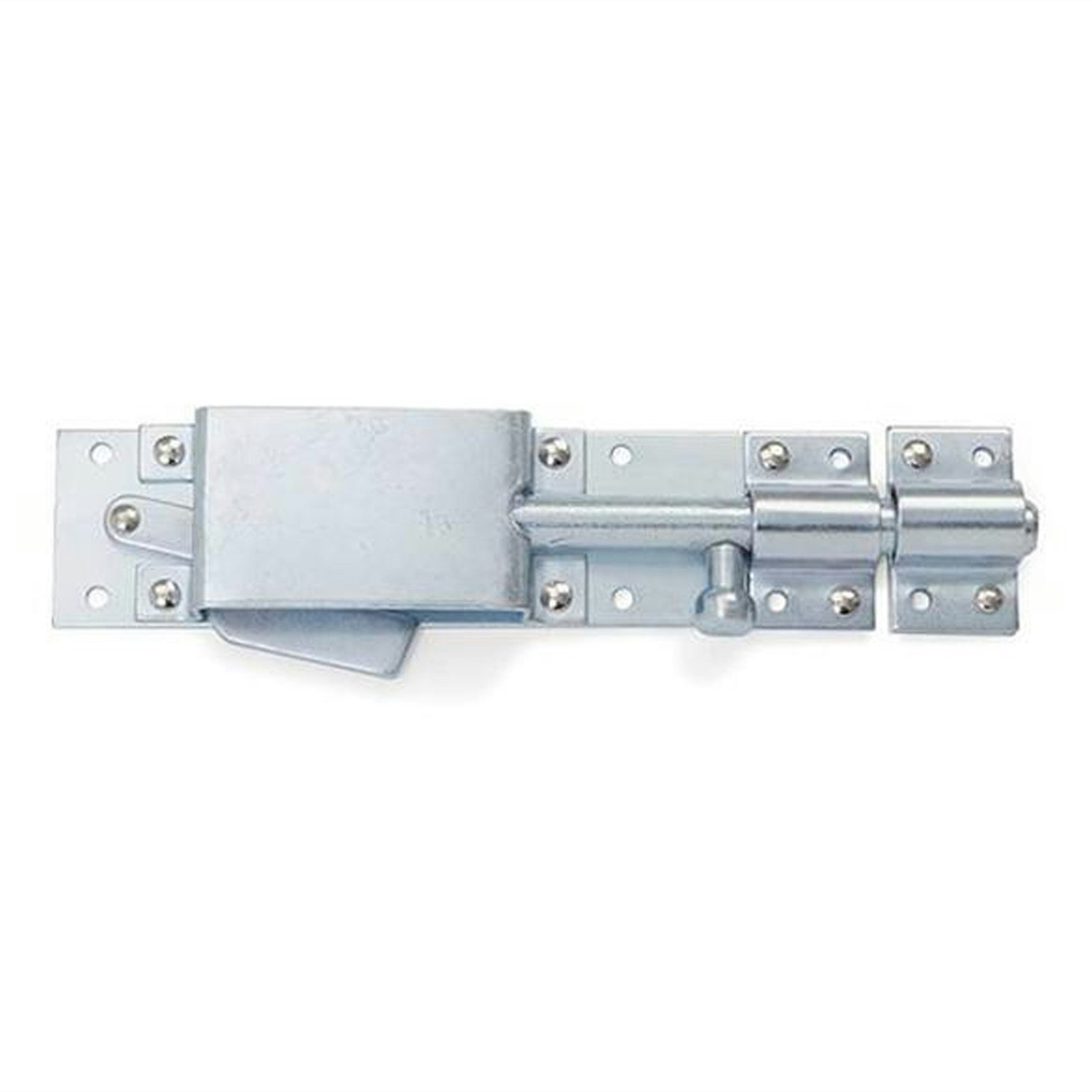Shires Auto Door Bolt - Silver - One Size Silver