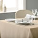 image 1 of Polyester Plain Tablecloths-Biscuit-178 x 178cm