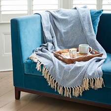 Chevron Recycled Cotton Throw