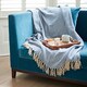 image 1 of Chevron Recycled Cotton Throw