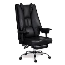 Levede Office Chair Big Tall High Back Heavy Duty PU Recliner Executive Chair
