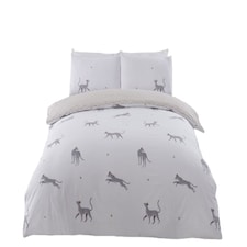 PH Leopard Polycotton Duvet Cover Set with Pillowcase Multi | Single
