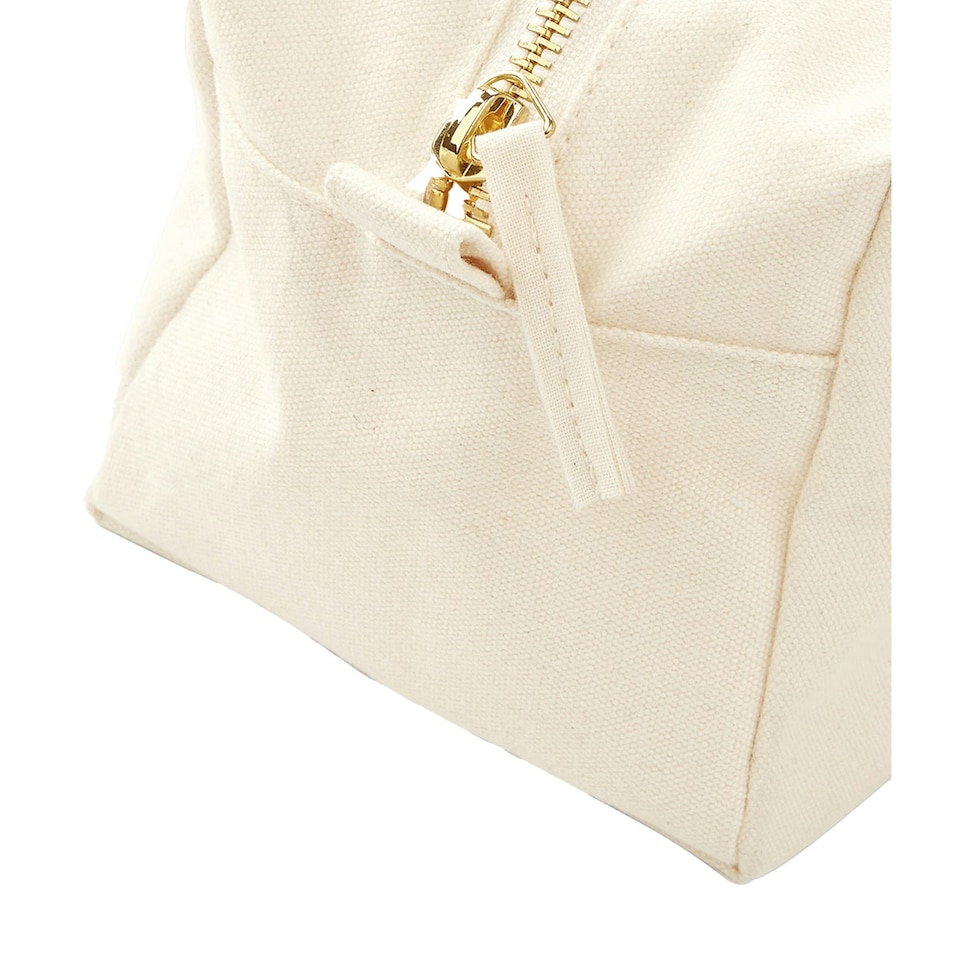 image 1 of Westford Mill Canvas Toiletry Bag - Natural - 7cm x 17cm x 9cm