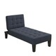 image 1 of Adalynn Chaise Lounger Blue Linen Blue | BLUE LINEN