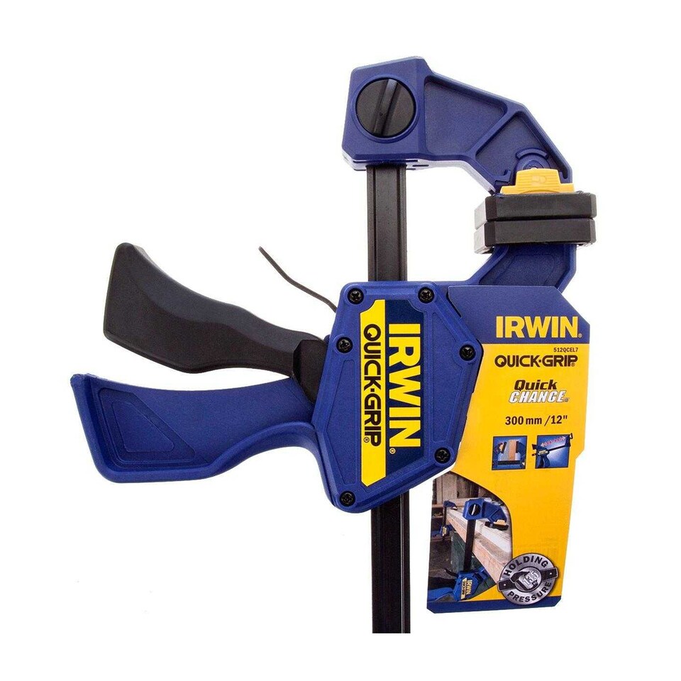 image 1 of Irwin Quick Change Bar Clamp | Black | Black/Blue | 450mm x 18in | 1