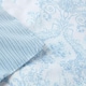 image 5 of Homescapes French Toile Patterned Duvet Cover Set, Double | Blue