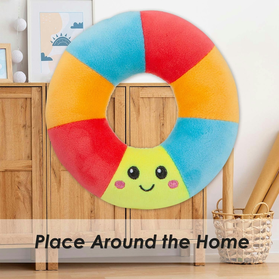 image 1 of Swimring Soft Toy Cute Plushie Huggable Cuddly Stuffed Toy 16cm Multi