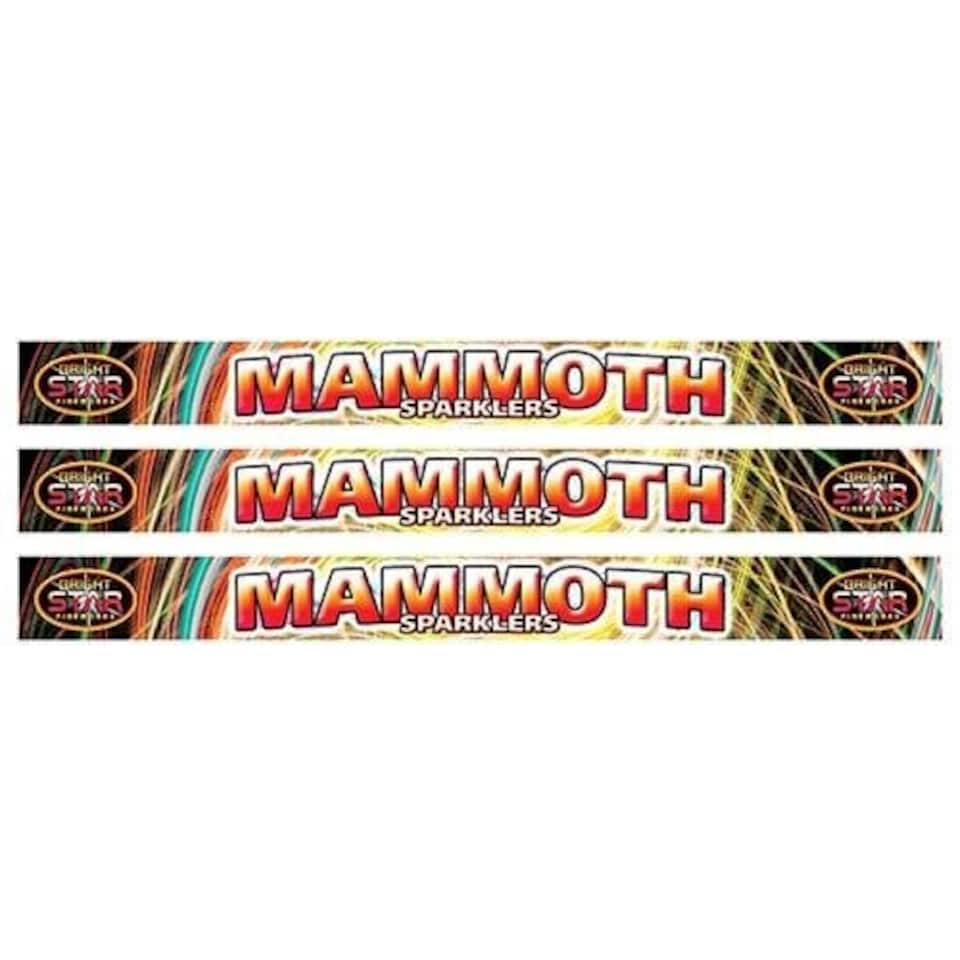 Mammoth Sparklers 46cm - 3 Packs of 4