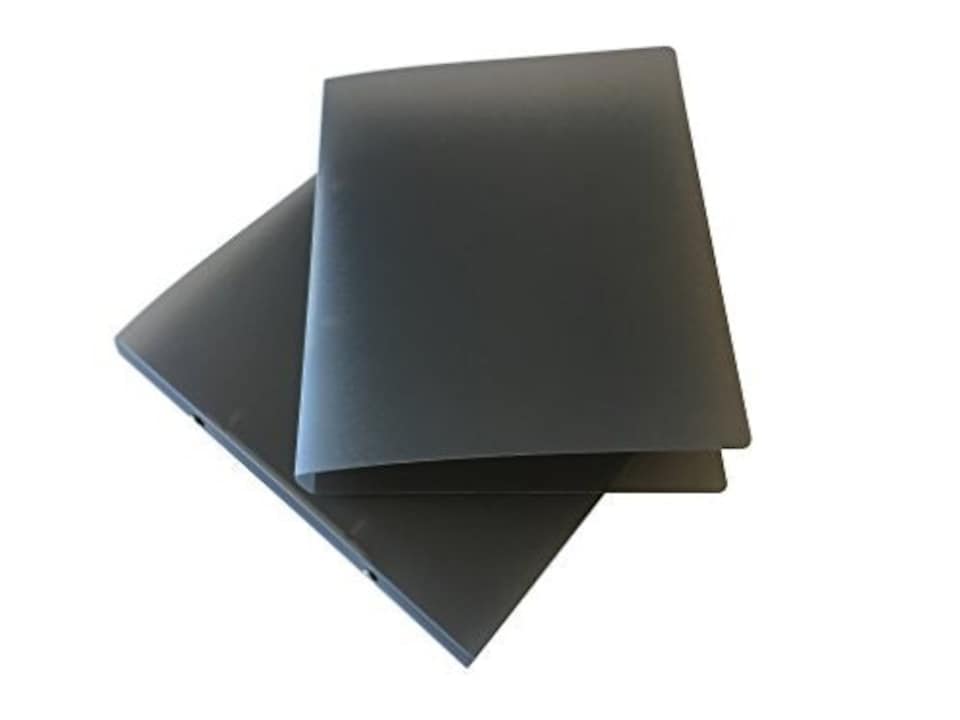 image 1 of A5 Slim Black Translucent Ringbinder