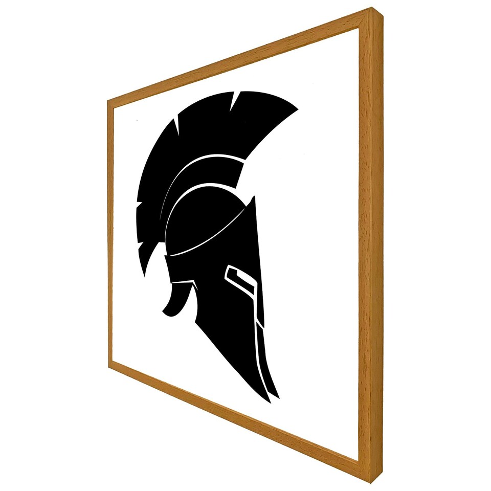 image 1 of Roman helmet (Picture Frame) Black | S
