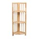 image 4 of Heva 3 Tier Natural Box Frame Corner Unit Cream