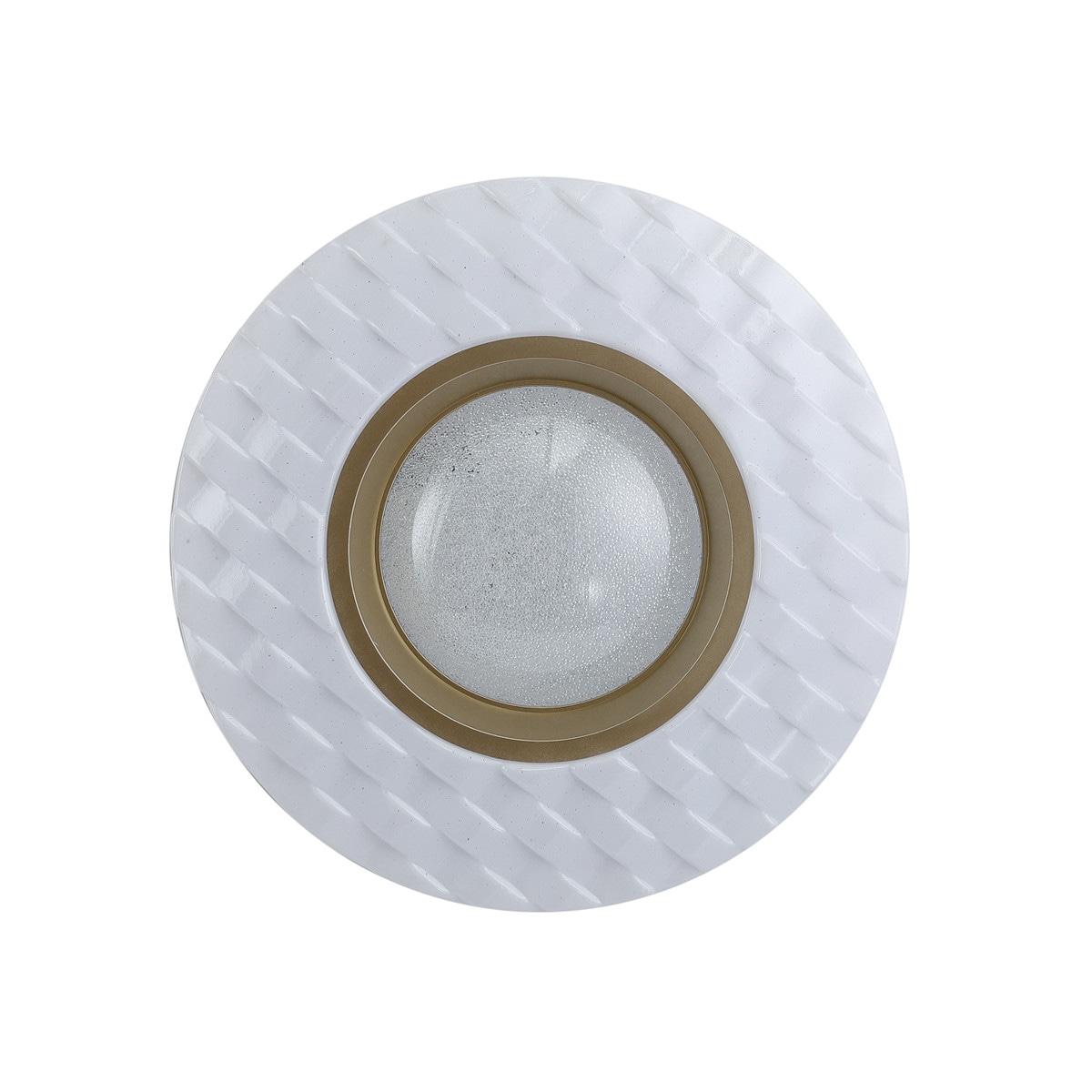 Netlighting Bumi 38cm Flush Ceiling Light White 4000K Neutral White