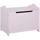 image 1 of HOMCOM 40x60cm Kids Storage Box Toy Organiser for Child 3 Yrs+ Bedroom Pink Pink | 60cm x 40cm x 48cm