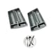 image 2 of 1 X Silver High Grade Dish Drainer Rack Kitchen Utensil Holder Drying Rack Silver