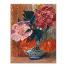 Tulips and Peonies in Pitcher Glackens Huge Wall Art Poster Print 24X32"