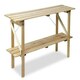 image 2 of Primrose 2 Tier Easy Store Wooden Greenhouse Staging