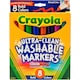 image 2 of Crayola Bold Broad Line Washable Markers 8 Count