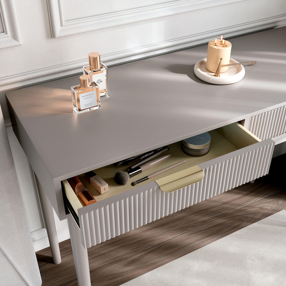 image 1 of CARME Home - Layla Mocha Dressing Table