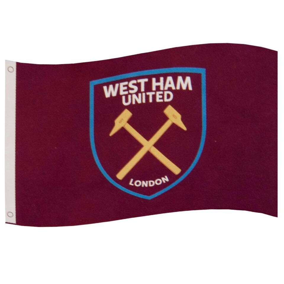 image 1 of West Ham United FC Flag - Claret - One Size
