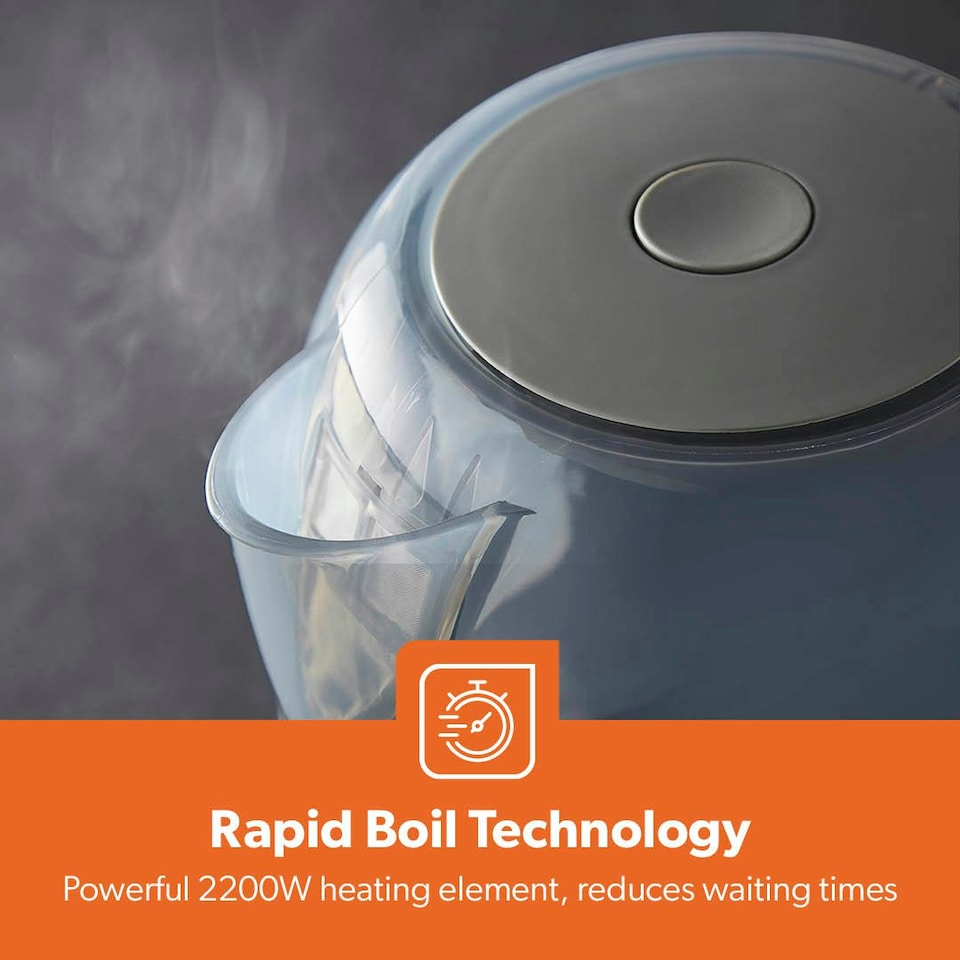 image 1 of GEEPAS 2200W Illuminating Electric Kettle|Grey