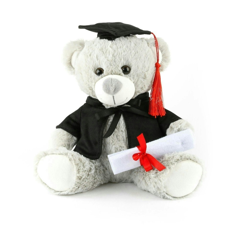 image 1 of 8-Inch Graduation Bear Plush Toy