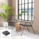 image 2 of Outsunny 2Pcs Garden Chair Cushions, Waterproof Seat Pads | Grey | Dark Grey | 50 x 50 x 7 cm