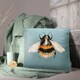 image 2 of Meg Hawkins Bee Cushion 40cm *(10/12)* Blue | Black