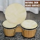 image 4 of HOMCOM Wooden Bongo Drum, Percussion Instrument, Drums, Tuning Wrench For Adults Beginners