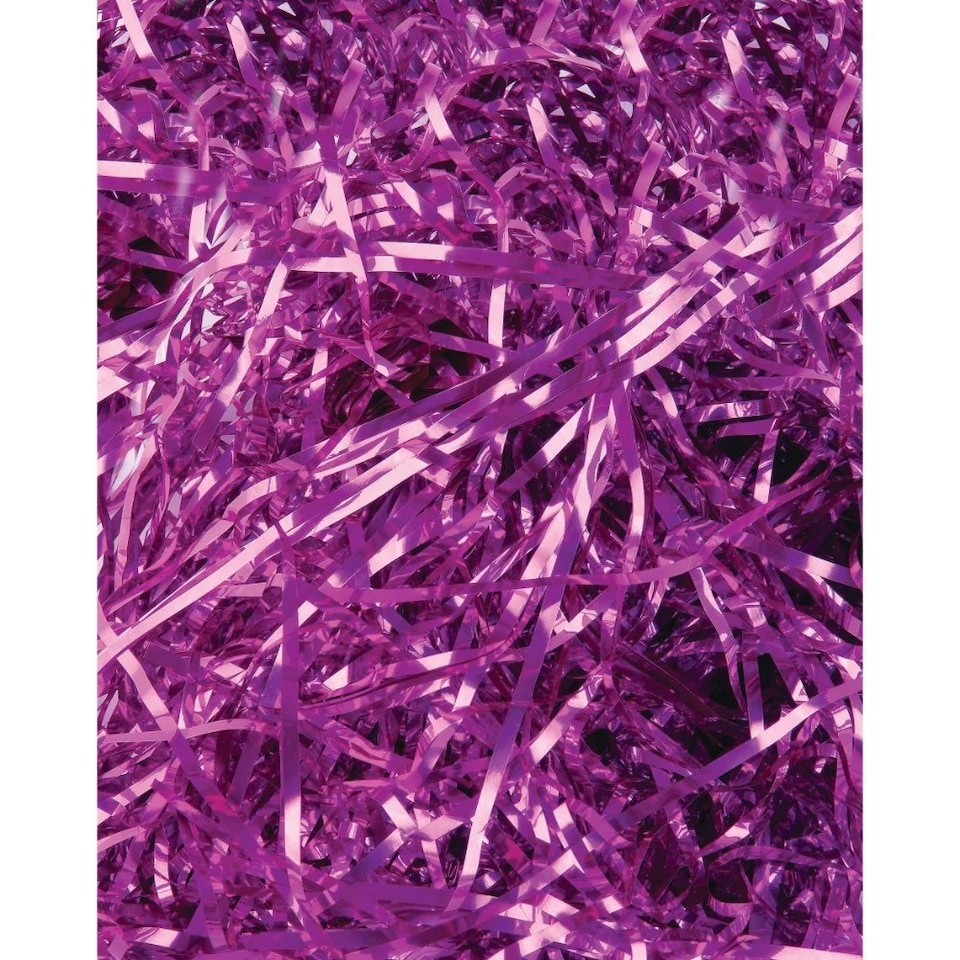 County Stationery Metallic Shredded Paper - Magenta - One Size