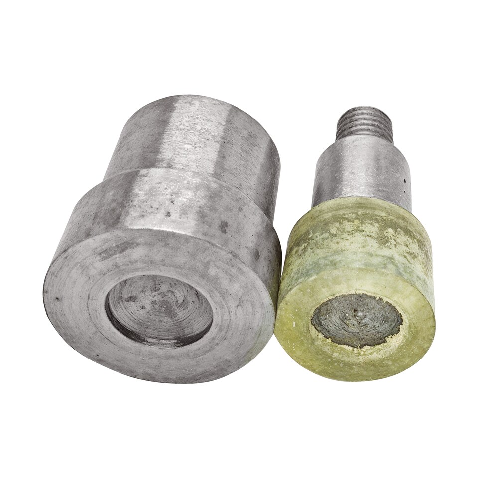 image 1 of 9mm Double Cap Rivet Dies for Universal Hand Press
