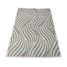 Charles Bentley Green Weatherproof Indoor/Outdoor Rug 120x170