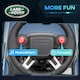 image 6 of AIYAPLAY Land Rover Licensed 6V Kids Electric Ride On Car, 2-in-1 Sliding Car, Battery Powered Car with Headlights, Music, Horn, for 18-60 Months, Light Blue