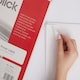 image 3 of Blick Recycled Labels 24 Per Sheet 100 Sheets, 64mm x 34mm, Rectangular, White, 2400 Labels