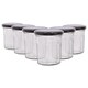 image 1 of Argon Tableware Glass Jam Jars with Lids - 185ml - Pack of 6