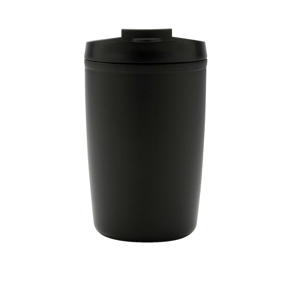 image 1 of XD Collection Flip Top Polypropylene Recycled 300ml Tumbler - Black - One Size