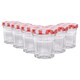 image 1 of Argon Tableware Glass Jam Jars with Lids - 42ml - Pack of 6
