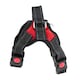 image 3 of KCT Extra Small Red Padded Dog Harness Red | XS