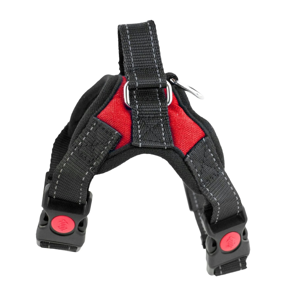 image 1 of KCT Extra Small Red Padded Dog Harness Red | XS