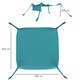 image 7 of Outsunny Beach Tent Shelter with A Detachable Sidewall, 3 x 3(m), Sky Blue