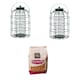 image 8 of Pack of 2 Samuel Alexander Metal Hanging Bird Nut Feeder with Squirrel Guard & Pack of Nut Feed