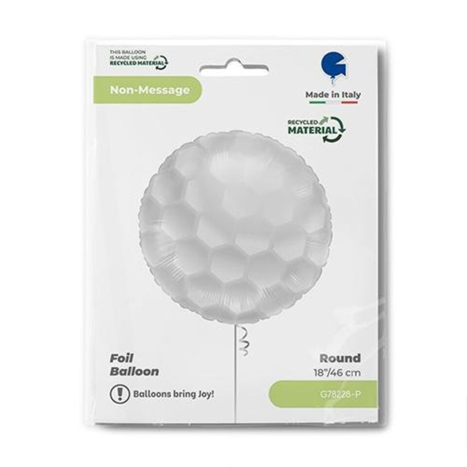 image 1 of Golf Ball Round Foil Helium Balloon 46cm / 18 in