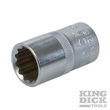 King Dick Socket SD 1/2" Metric 12pt - HSM215
