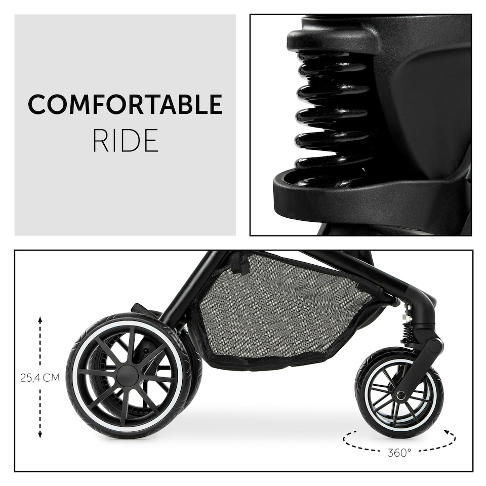 image 1 of hauck Move so Simply Pushchair Set - Black Black